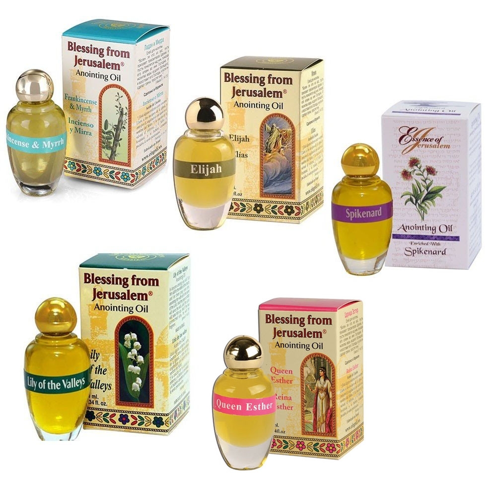 Anointing Oil 'Frankincense and Myrrh' Made in Jerusalem - 10 ml
